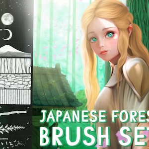 Japanese Forest Brush Set for Procreate