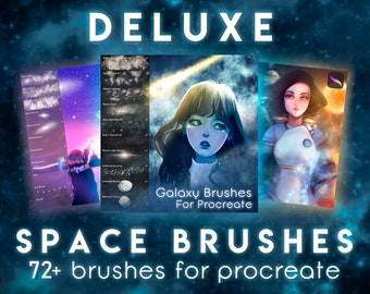 Space Brush Pack für Procreate (Stempel, Texturen, Pinsel)