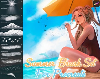 Summer Brush Set for Procreate