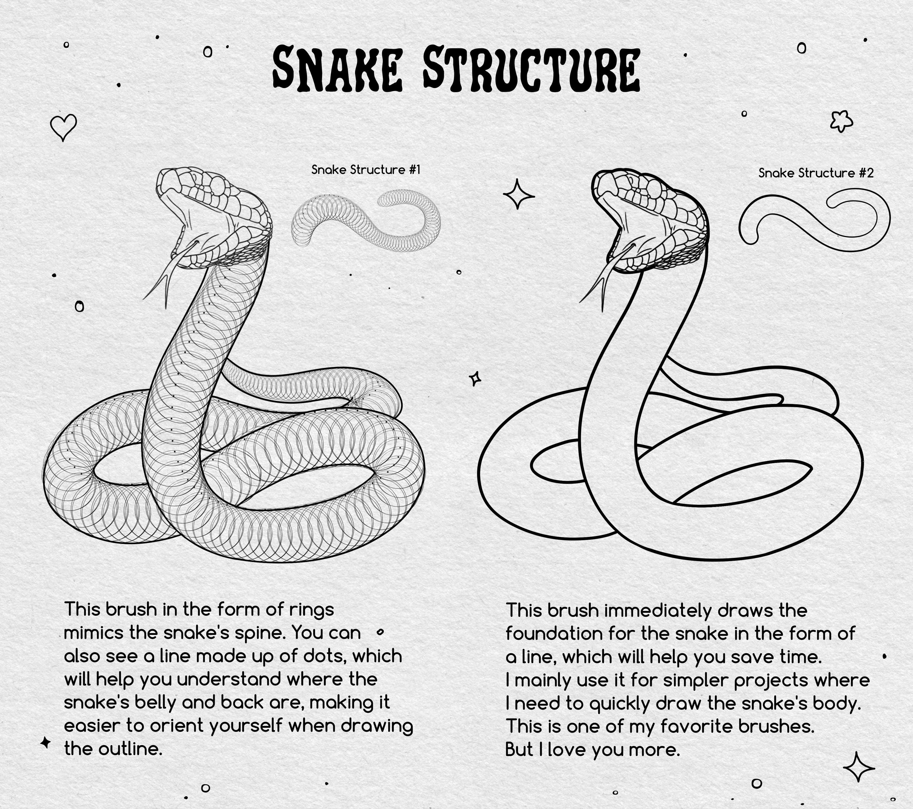50 Snake Brushes for Procreate, Scales, Textures, Stamps - Etsy