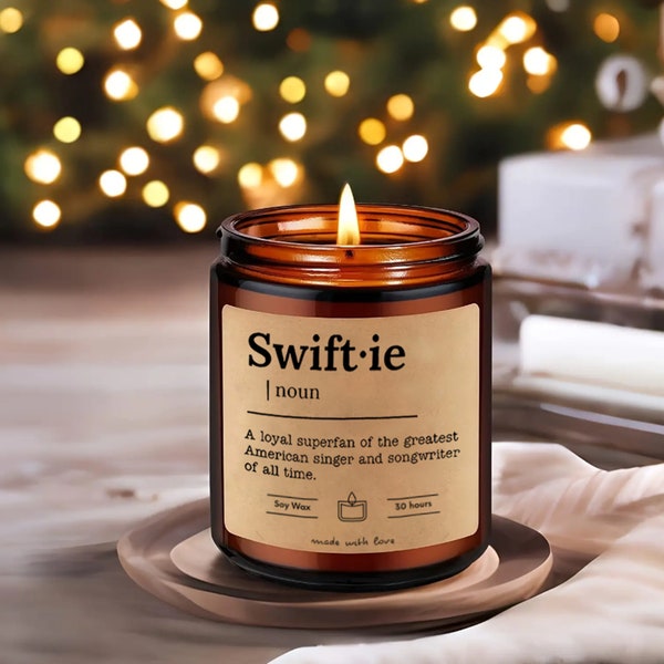 Swiftie Candle, Swiftie Gift, Funny Candle, Candle for Friend, Friend Birthday Gift, Relaxing Candle, Friendship Gift, Taylor Fan Gifts