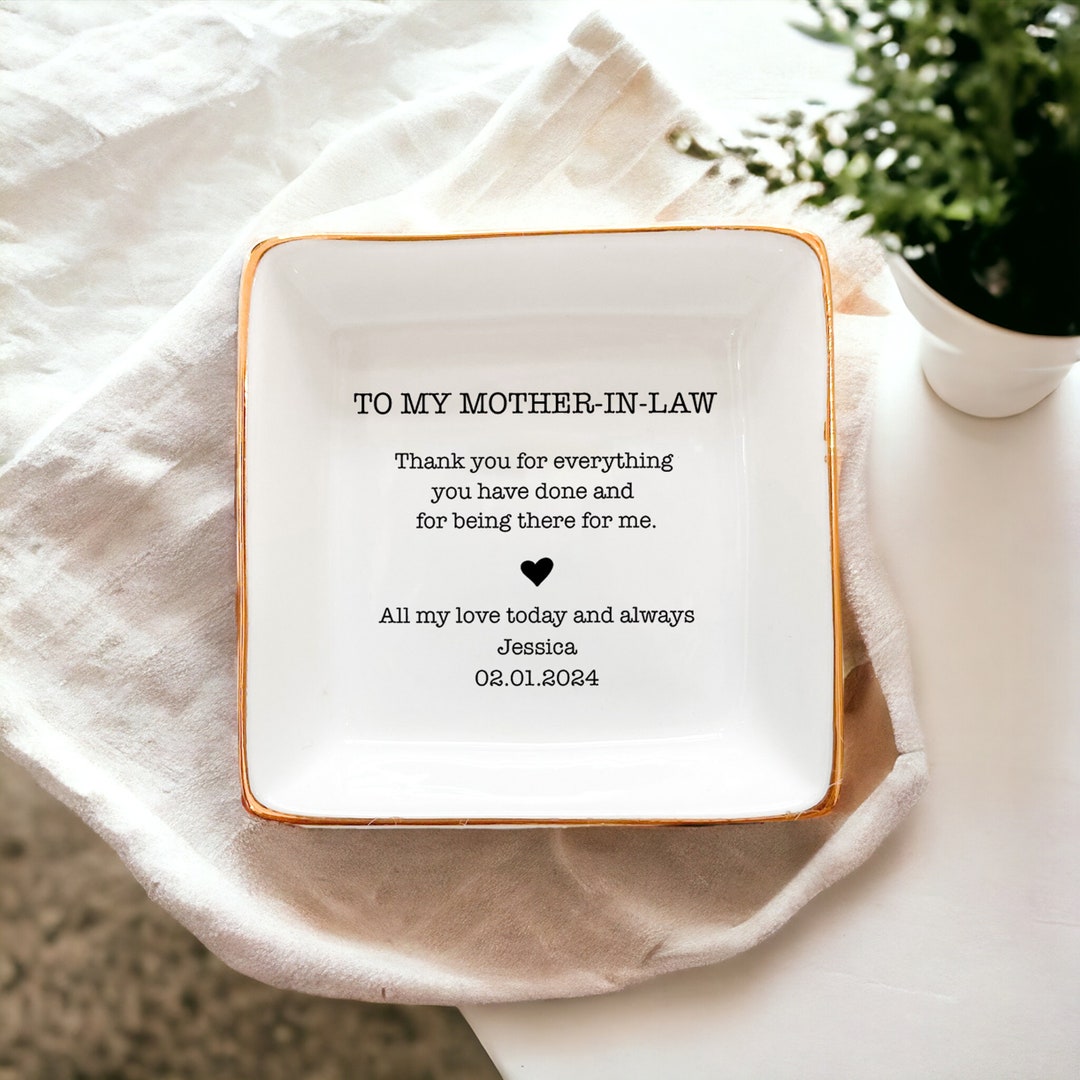 Mother in Law Gift Ring Dish, Mother of the Groom Gift, Mother Wedding ...
