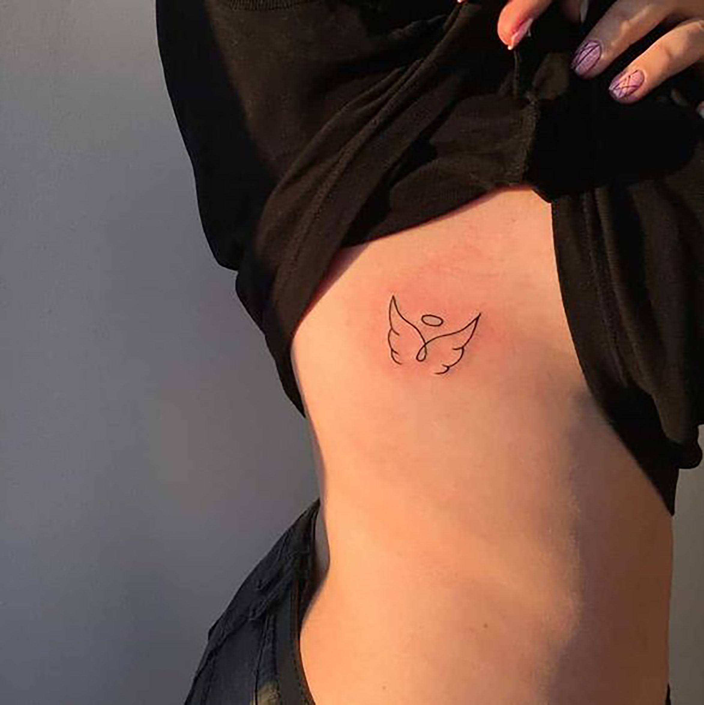 baby angel wings tattoo designs