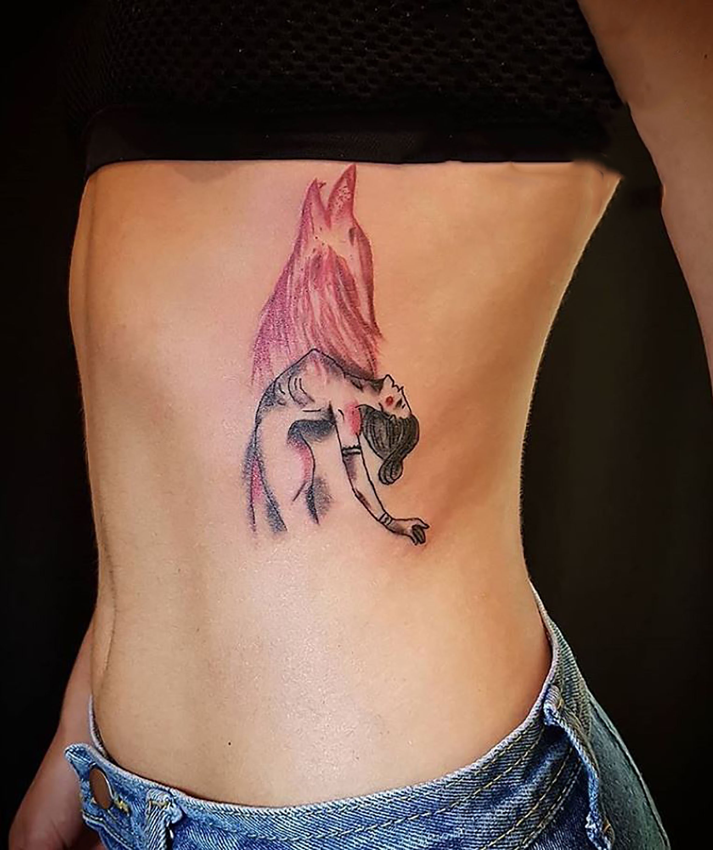 Women Werewolf Tattoo Vintage Wolf Temporary Tattoo - Etsy