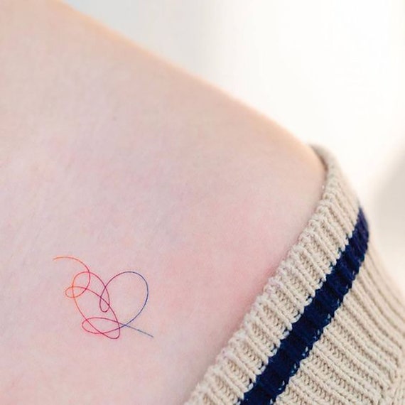 Heart sticker Sticker for Sale by avavanhoy  Small heart tattoos, Simple  heart tattoos, Tiny heart tattoos