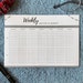 Weekly AM PM Planner Printable | Weekly Schedule Template | Morning ...