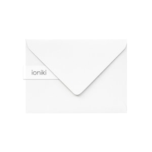 Off-White Enveloppen 95x130mm/5.12x3.74in, lijntextuur| Premium kwaliteit zwaargewicht envelop 160gsm | B7 Familie, Compliment, RSVP, Cadeaubon
