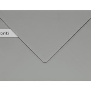 Envelopes cinza escuro 160 x 220 mm/8,66 x 6,30 pol. (C5) textura de linha | Envelope Premium Heavyweight 160gsm | Convite de casamento A5, convite para festa