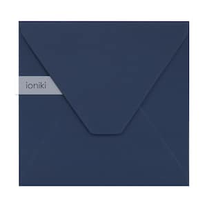 Envelopes azul marinho 168x168mm/6,61x6,61in, textura de linha | Peso Pesado Premium 160gsm | Casamento, batizado, festa, convite para chá de bebê