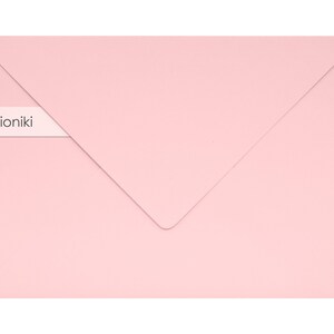 Envelopes rosa 160x22 0mm/8,66x6,30 pol. (C5) | Envelope pesado de qualidade premium 150gsm | Casamento A5, convite de batizado, festa, convite de aniversário