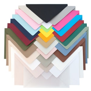 Musterpackung C5/160x220mm/8,66x6,30in Premium-Qualität Heavyweight Umschläge |31 Farben|Hochzeit, Taufe, Party,RSVP, Save the Date Umschläge