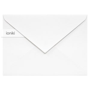 Buste bianco sporco 133 x 183 mm/7,20 x 5,24 pollici, texture lineare/Premium Heavyweight 160 gsm/B6 Invito di nozze, Save the Date, Famiglia, RSVP Card