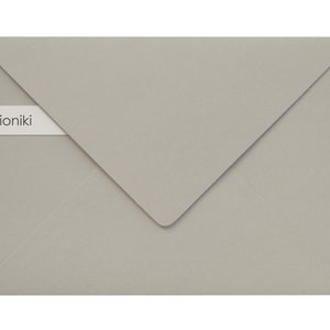 Grijze enveloppen 160 x 220 mm/8,66 x 6,30 inch (C5) | Zwaargewicht envelop van topkwaliteit, 160 g/m² | A5-bruiloft, doopuitnodiging, uitnodiging feest