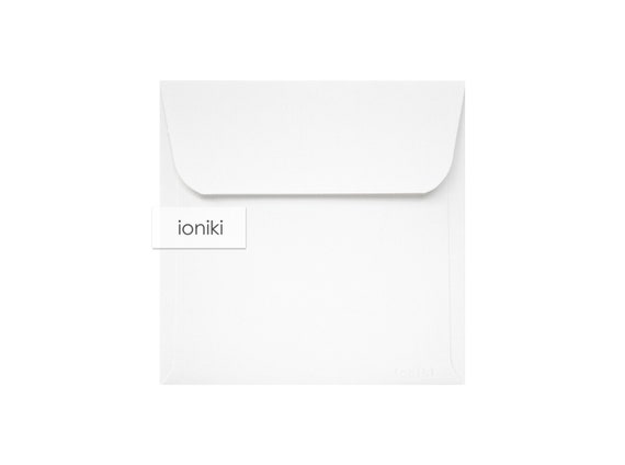 Off-White Envelopes 125x125mm/4.92x4.92in, line texture | Premium Quality Heavyweight Envelope 160gsm|Invitation,Family,Compliment,RSVP Card