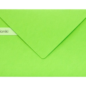 Envelopes Amarelo-Verde 160x220mm/8,66x6,30in (C5)|Premium Heavyweight 150gsm|A5 Casamento, Batizado, Festa, Convite de Aniversário para Chá de Bebê
