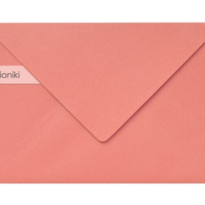 Envelopes de maçã podre 160x22 0mm/8,66x6,30 pol. (C5) | Envelope pesado de qualidade premium 160gsm | Casamento A5, convite de batizado, convite de festa