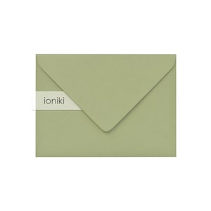 Enveloppes vert olive 95x130mm/5.12x3.74in | Enveloppe poids lourd de qualité supérieure 160gsm | B7 Famille, Compliment, RSVP, Cadeau, Carte de remerciement