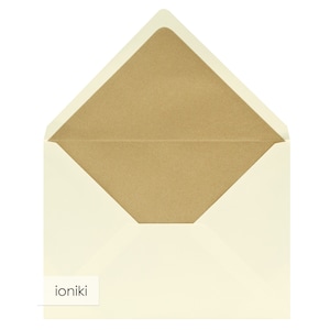 Buste rivestite in avorio 160x220mm/8.66x6.30in (C5),texture linea, fodera:kraft /Premium Heavyweight 270gsm / A5 Wedding Invitation,Salva la data