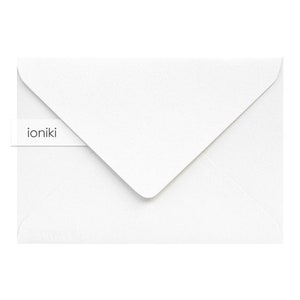 Envelopes Off-White 115 x 165 mm/6,50 x 4,53 pol (C6), textura de linha | Envelope de alta gramatura de qualidade premium 160 g/m² | Convite de casamento A6, cartão de família, RSVP
