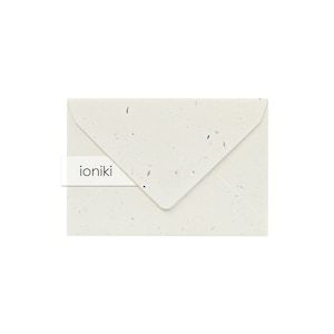Ivoor eco met gekleurde vlekken Enveloppen 75x110mm/4.33x2.95in (C7) | Premium Zwaargewicht 160gsm | A7 Familie, Compliment, Gift, RSVP, Dank u Card