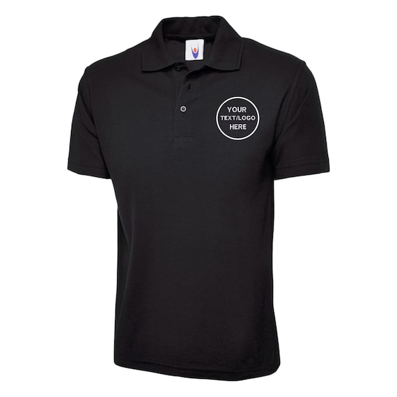 Personalised UNEEK Mens Ultra Polo Shirt Free Embroidered Logo Workwear Polo Top