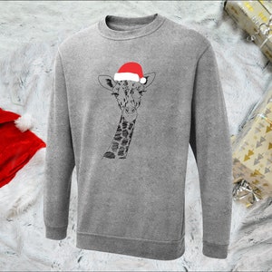 christmas giraffe jumper