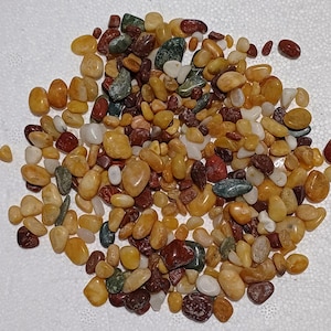 Tiny and small naturally multicolor pebbles from Oregon coast , ideal for fish tanks or art projects