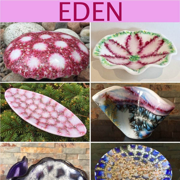 EDEN - Innovative  Fused Glass Tutorial, New Technique with Video Demo By Cristina Grumezescu Schnellboegl