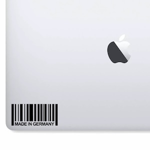 Barcode Decal Made In Germany Vinyl Sticker Barcode Car Laptop Sticker
