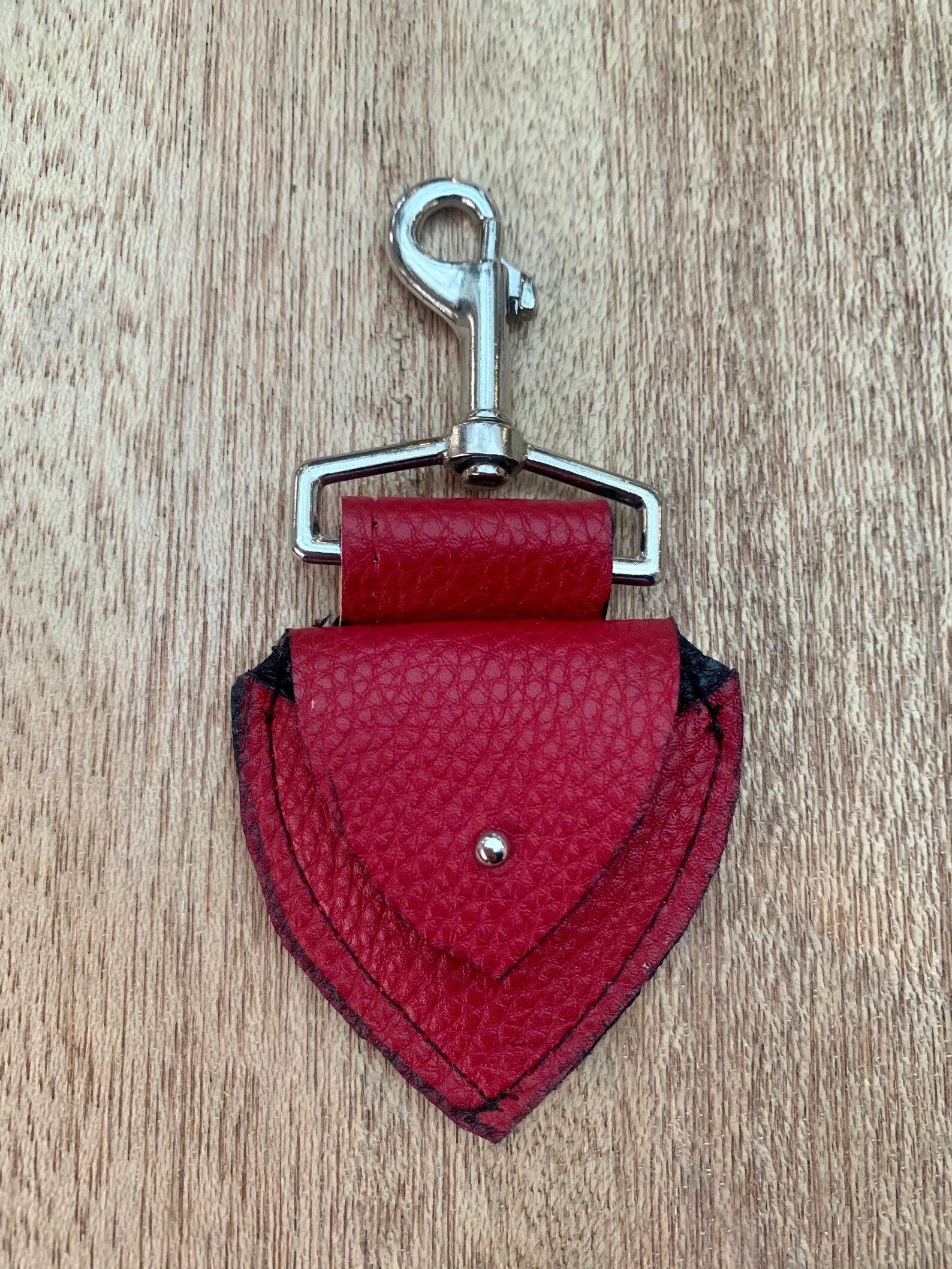 Porte-Clés Médiator Guitare En Cuir - 4PC - Range Picks - Cadeau Guitariste