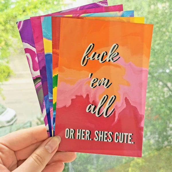 Pride Month Postkarte Lesbisch Homosexuell LGBTQ
