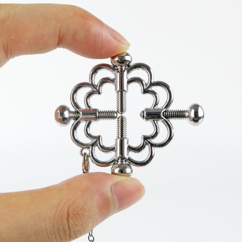Screw Clamps Non Piercing Nipple Rings Erotic Nipple Jewelry Etsy