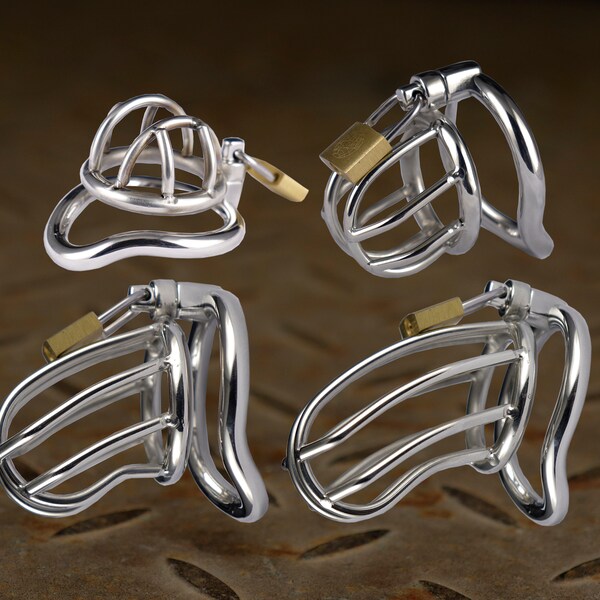 Anneaux En Acier Inoxydable Pour Cage De Chasteté Masculine - Lot D'anneaux De Base, Neufs