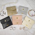 Custom Jewelry Pouches,Personalized Name Envelope Pouch,Gold Stamping Jewelry Pocket,Jewelry Organizer,Wedding Favor Gift Bag,Gift for Her product logo