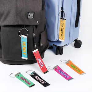 Personalized Name Tag,Bag Tag,Key chain, Teacher gift, Custom key ring,Personalized Gift,Name Tag Party Favor, Back to School,Accepting Logo