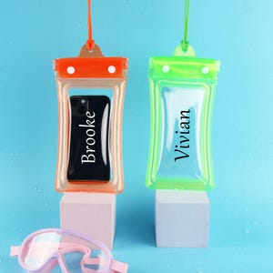 Personalisierte universelle wasserdichte Handytasche, Unterwasser-Handyhülle für Schwimmen, Strand, Reisen, wasserdichte Handytasche, Pool-Handytasche