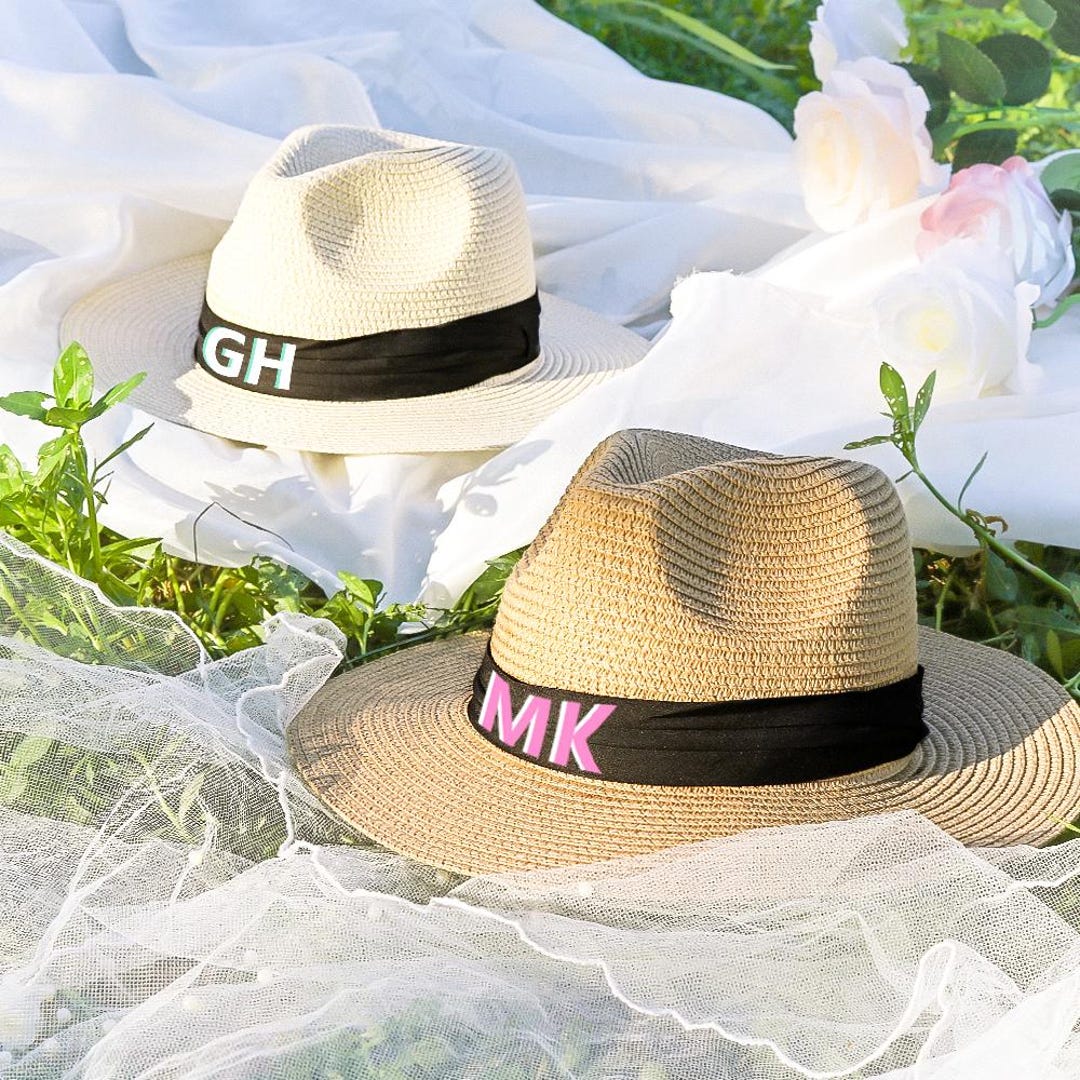 Custom floppy beach hat Wifey Hat, Bride Beach Hat, Custom Floppy Beach Hat  main image 4