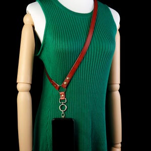Leather Crossbody Phone Strap Neck Phone Strap