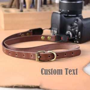 Adjustable Leather Camera Strap Quick Release Camera Strap Vintage Leather Camera Strap Camera Sling Strap leather camera shoulder strap