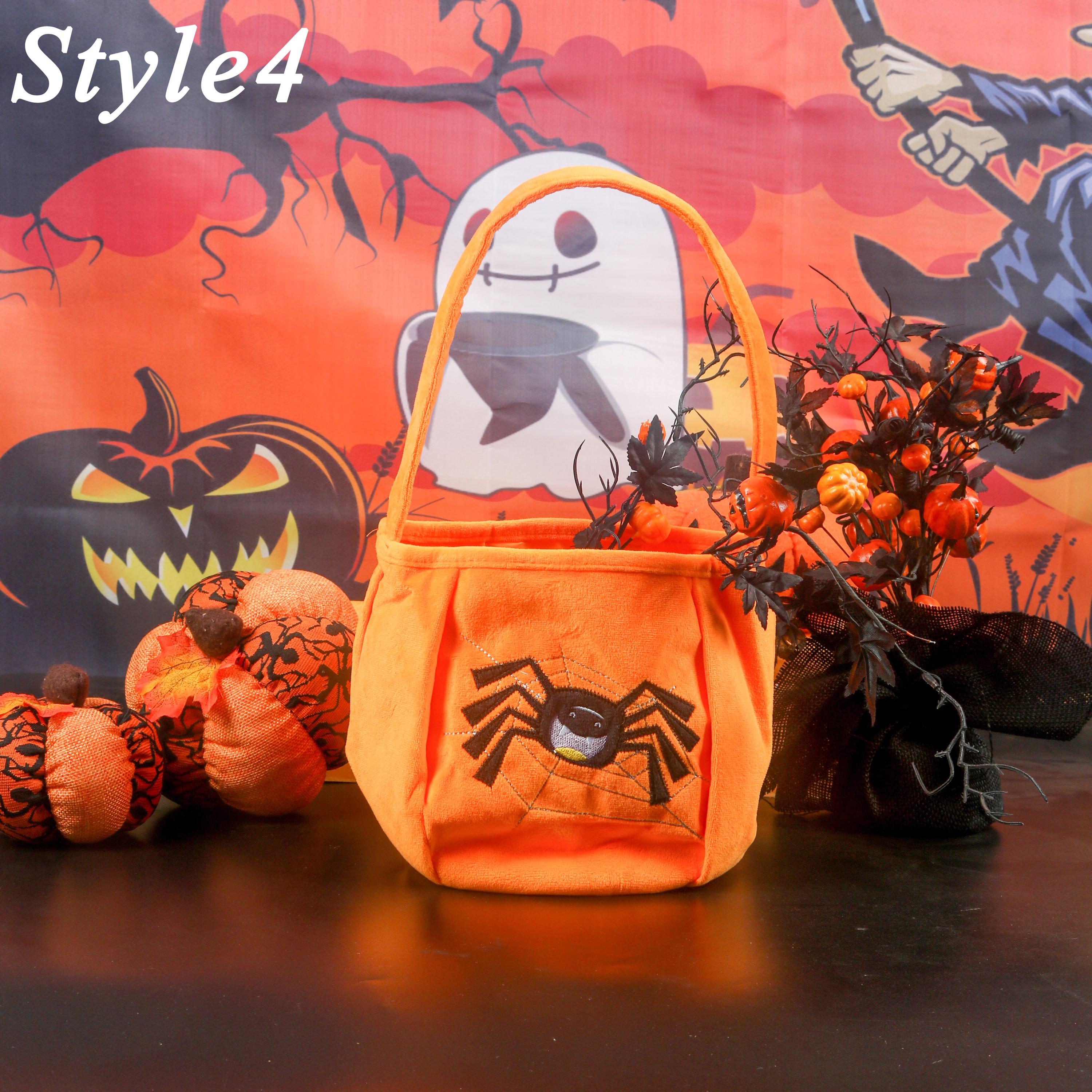 Custom Halloween Basket,Personalized Pumpkin Bucket With Name,Halloween Pumpkin Bucket Snack Basket Bag,Halloween Gift,Accepting Logo Custom