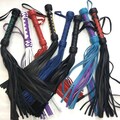Leather Flogger 30 Tail Genuine Leather Impact Play