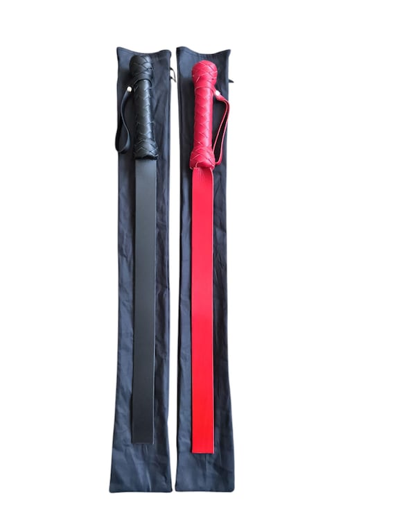 Strap Leather Whip | Handmade Heavy Belt Flogger | Artisan Braided Handle | Genuine Leather Accessory.