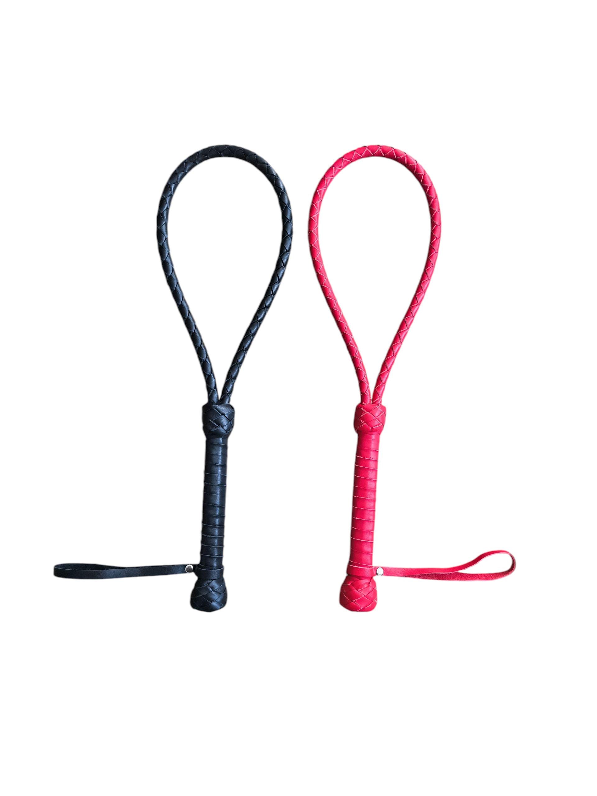 Loop Whip 50cm, Thud Spanking Toy, Handmade Short Whip. - Etsy