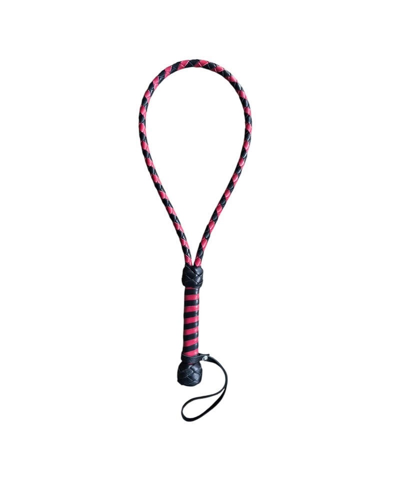 Loop Whip 50cm, Thud Spanking Toy, Handmade Short Whip. - Etsy