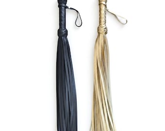 Heavy Leather Flogger 50 Tails Handmade.