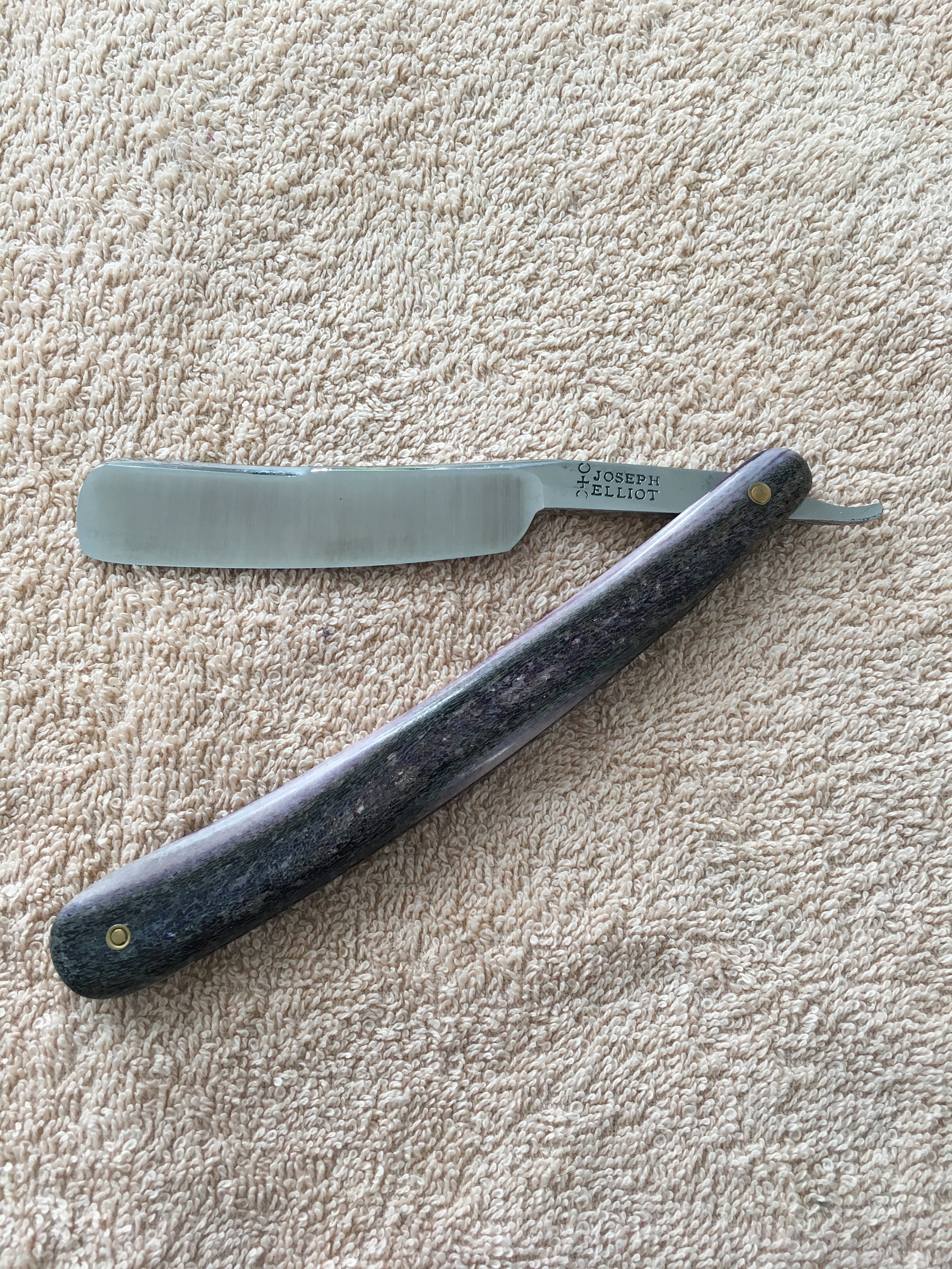 Vintage Straight Razor 6/8 Joseph Elliot 1800' Antique Etsy