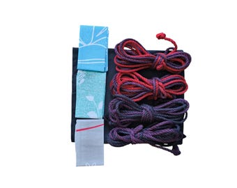Shibari Jute Rope Set: Two-Tone, Soft & Durable Handmade.