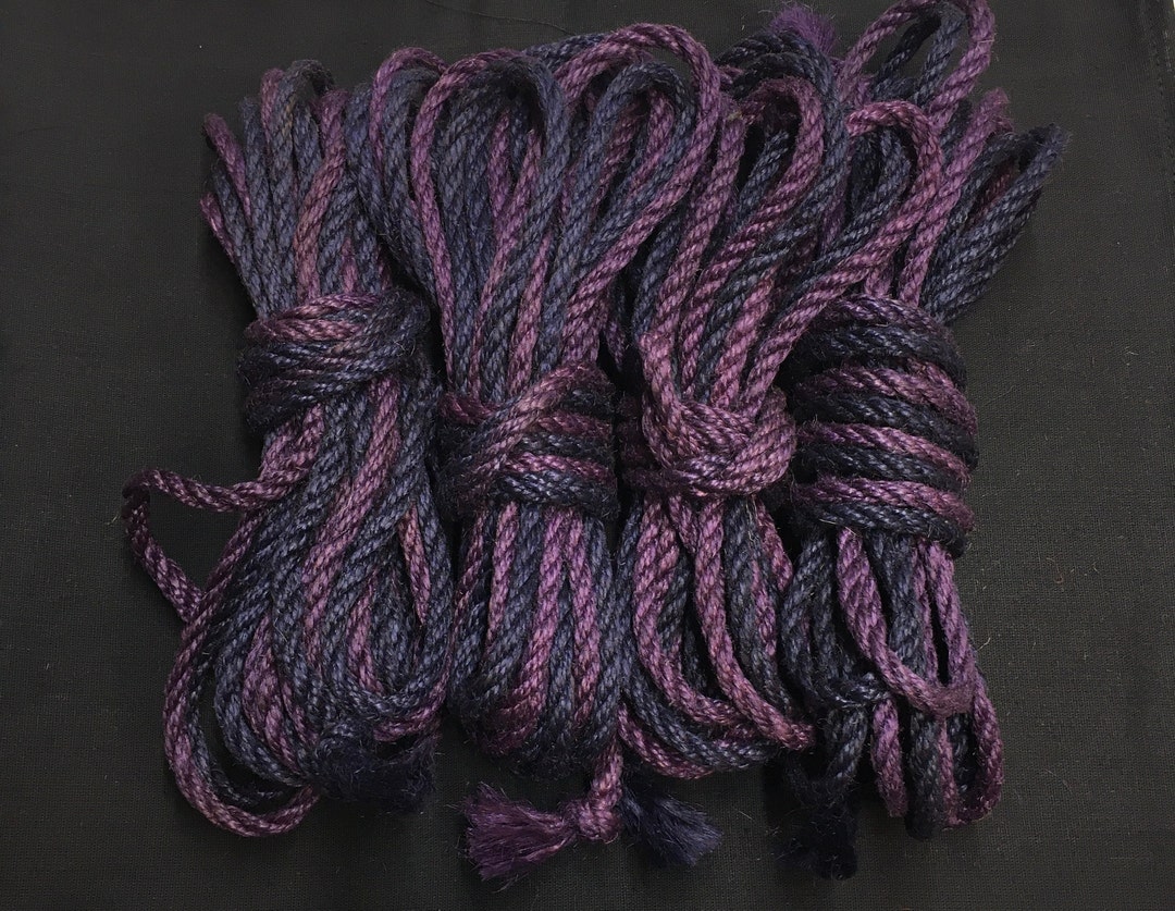 Shibari Jute Set Rope 4 Pcs 26,25ft 0,24inch 6mm 2 Color Rope Handmade ...