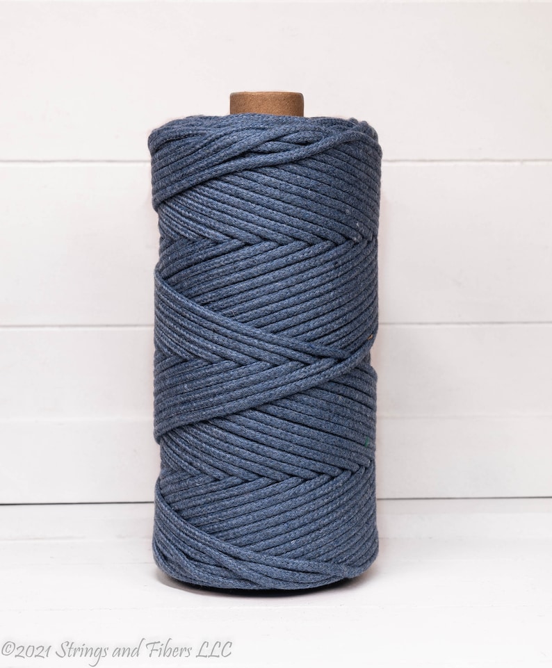 3.0MM Denim COTTON ROPE 90 Meters for a Shipping included Jewelry Roll to Making Popularity