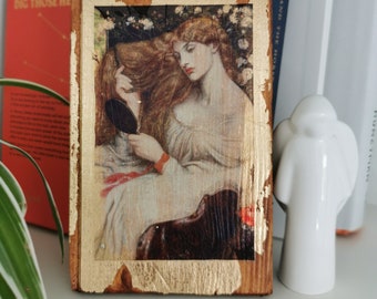Lady Lilith Wood Wall Art: Dante Gabriel Rossetti, Gold Gilding